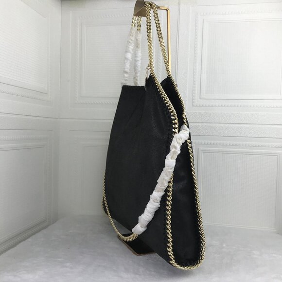 NWT Stella Mccartney Falabella Tote Bag Black - Picture 8 of 16